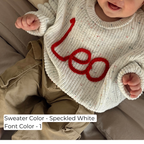 Hand Knitted Personalized Sweater