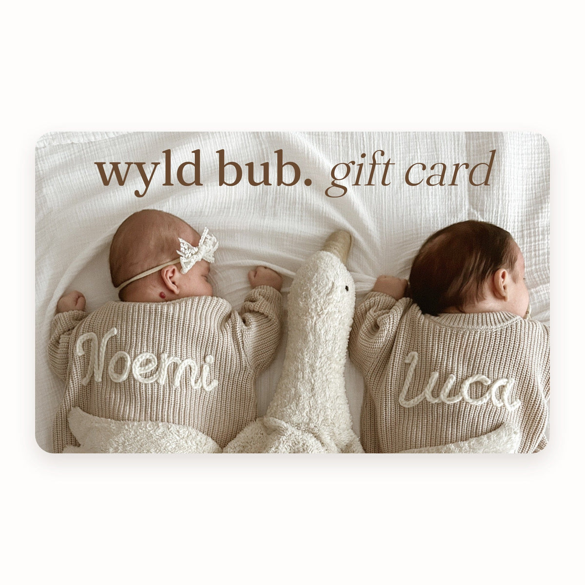 The Wyld Bub Gift Card